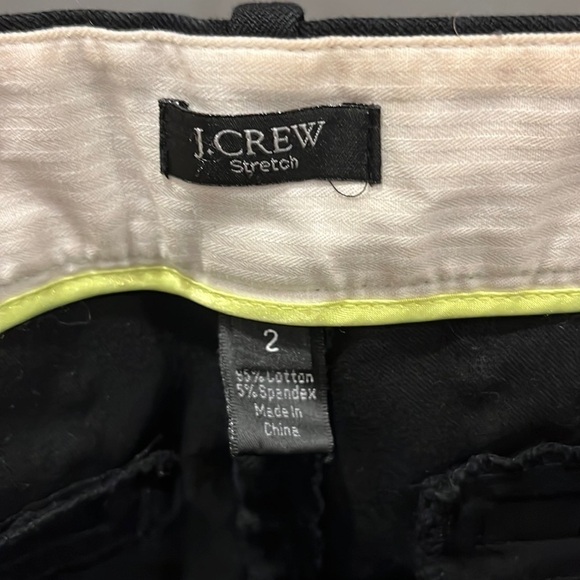 🍁🐠 J Crew Minnie Stretch Black Trouser Pants Slim Fit Ankle | Career Workwear - Picture 3 of 13